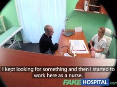 FakeHospital Hot nurse seduces and fucks her old college professor Thumb