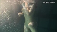 Cute Siskina and Polcharova Strip Nude Underwater Thumb