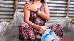 Desi bhabhi fuck outdoor in bathroom by friends ( Official Video By Localsex31) Thumb