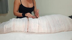 Part3 MUMMIFIED Handjob with interruption of cum for two minutes. Thumb