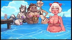 My Pig Princess [ Hentai Game PornPlay ] Ep.28 princess exposing her cute anus to the public crowd to win the bikini contest Thumb