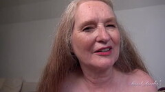 AuntJudys - Your Busty 61yo GILF Stepmom Maggie Jacks you Off &amp_ Sucks your Cock Thumb