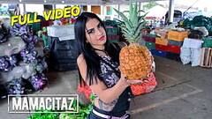 CARNEDELMERCADO - (Melina Zapata, Mister Marco) - Big Ass Latina Goth Chick Fucked Her In Her Tattooed Pussy Full Scene Thumb