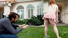 Golfing With Redhead Stepdaughter Gone Sexual! Steve Holmes &amp_ Cleo Clementine - Full Movie On FreeTaboo.Net Thumb