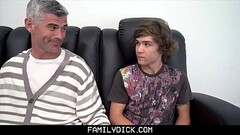 FamilyDick - StepDad Walks In on Guy With The Boy Next Door And Fucks Them Both Thumb