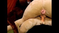 Two Sex Dolls Get Fucked in Every Hole by a Horny Plumber&#039_s Dick and his Plunger Thumb