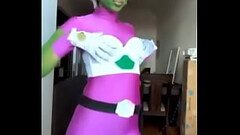 (Dragon ball Z) Cheelai waifu cosplay Twerking |l. Otaku Porn Thumb